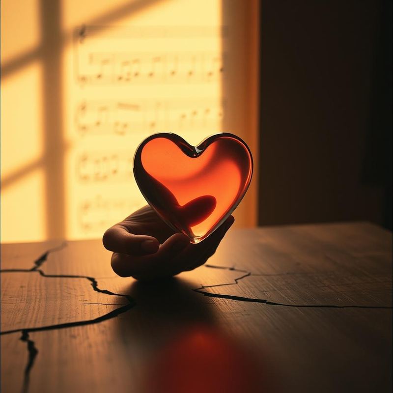 Cover artwork for Glass Heart by Amanda Vale