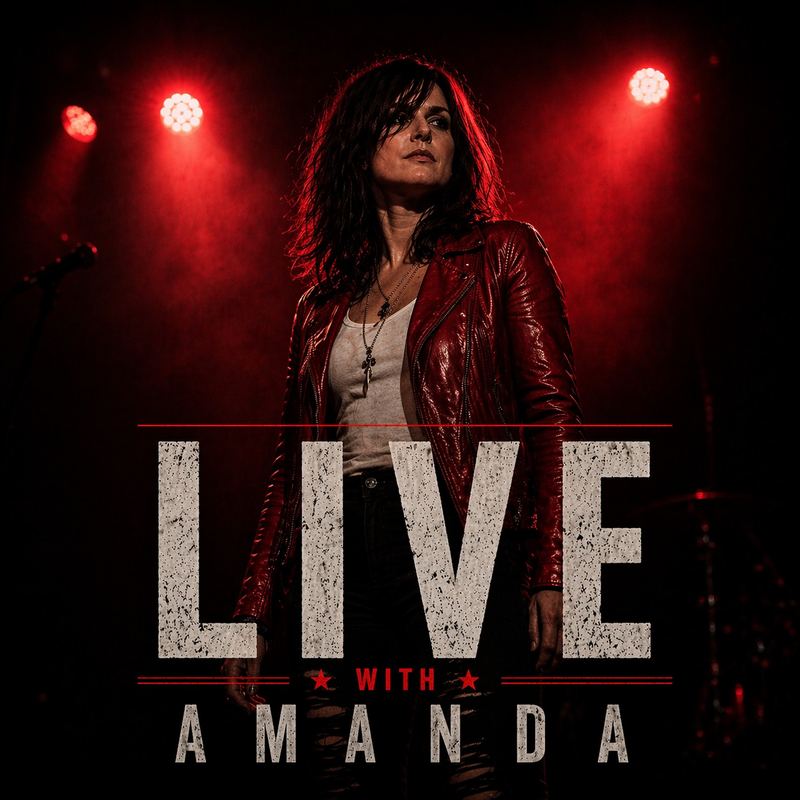 Cover artwork for LIVE - Turn It Down Built Too Loud by Amanda Vale