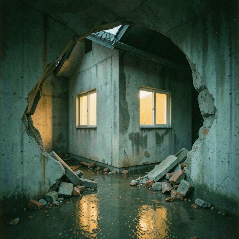 Cover artwork for Home in the Wreckage by Amanda Vale