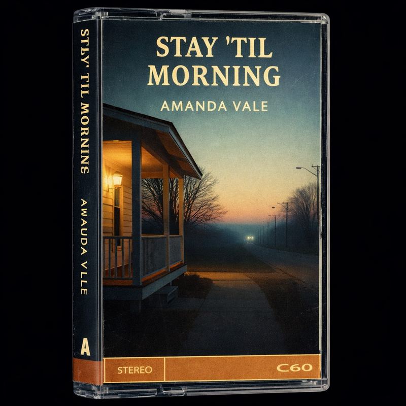 Cover artwork for Stay ’Til Morning by Amanda Vale