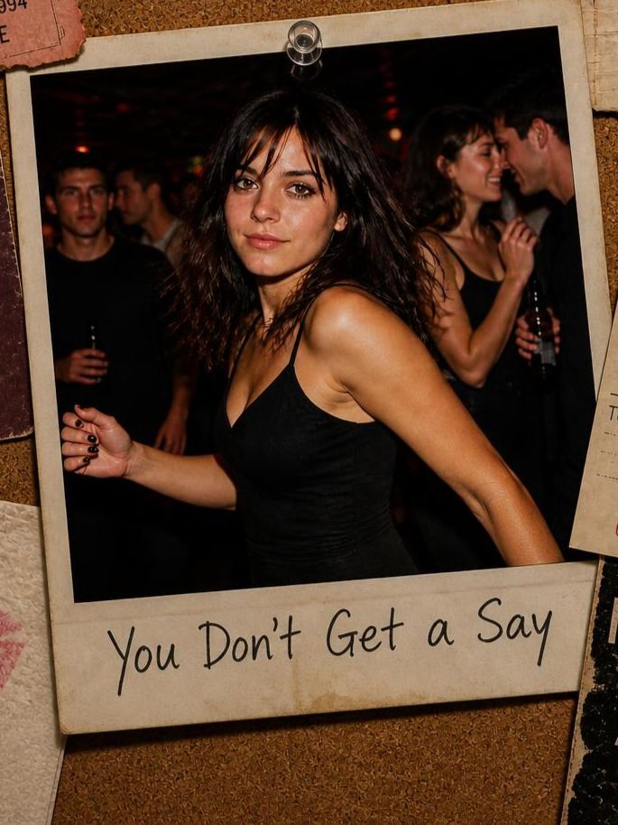 Cover artwork for You Don’t Get a Say by Amanda Vale