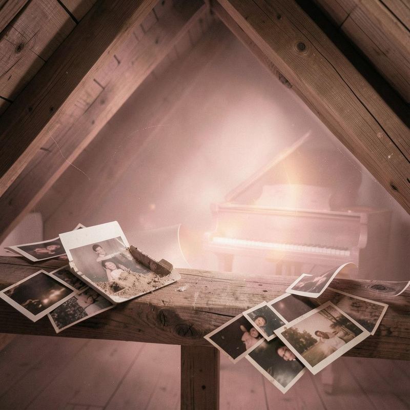 Cover artwork for Fading Polaroids by Amanda Vale