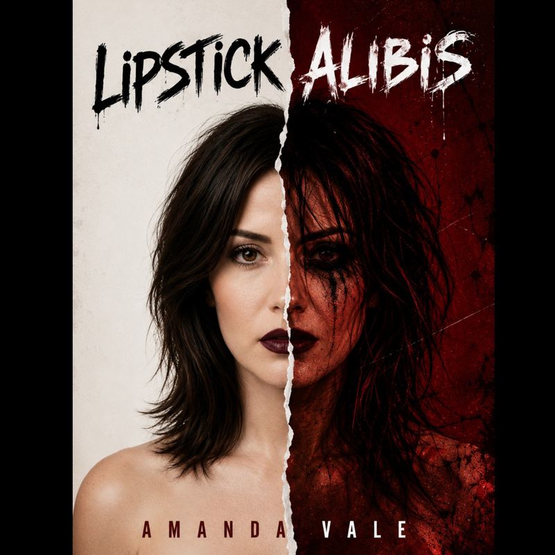 Cover artwork for Lipstick Alibis by Amanda Vale