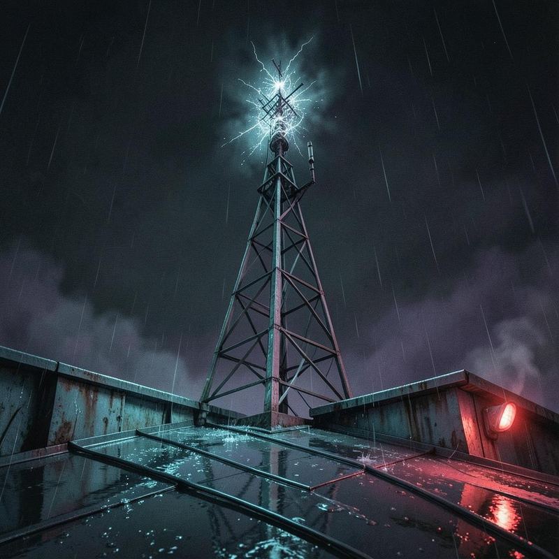 Cover artwork for No Signal Tonight. by Amanda Vale