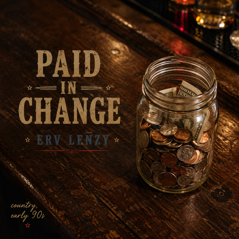 Cover artwork for Paid in Change by Erv Lenzy